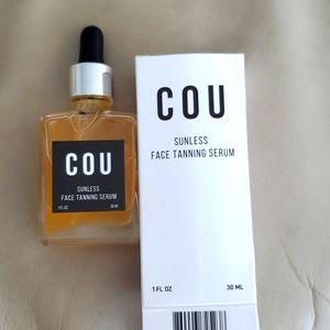 Cou sunless face tanning serum
